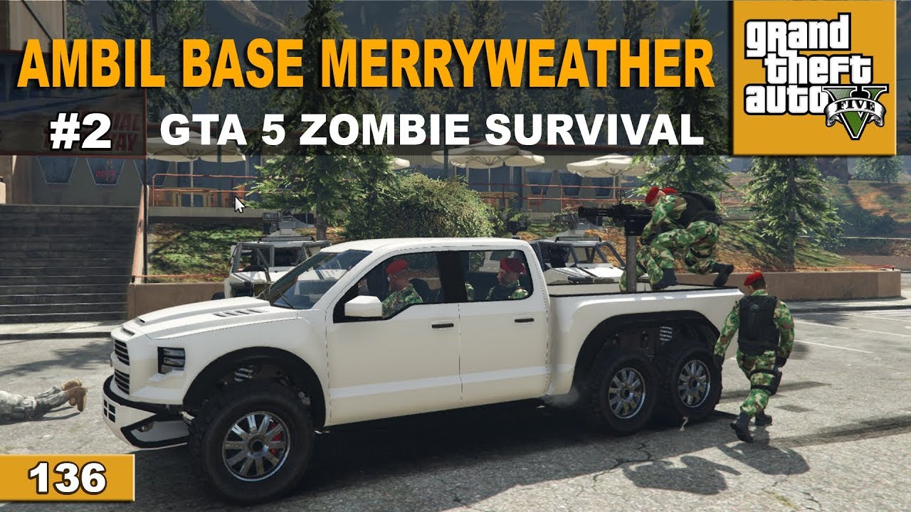 GTA 5 ZOMBIE SURVIVAL - MENYELAMATKAN HACKER #136