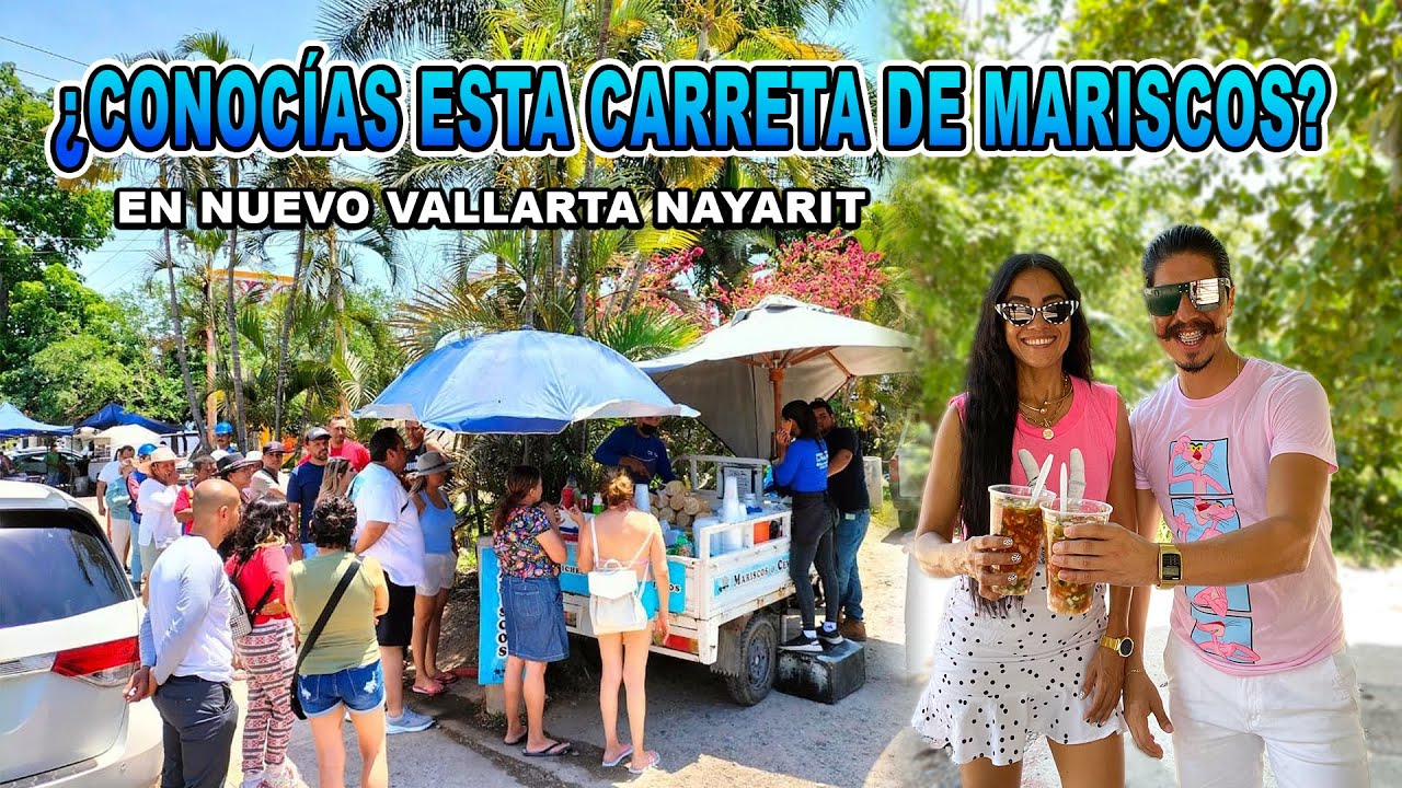 Así de Rico se Comen Mariscos en NUEVOS VALLARTA NAYARIT 2023 / Mariscos La Motito, Ceviche, Tostada