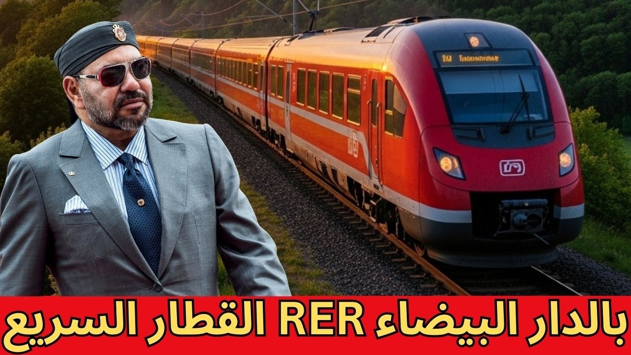 مشروع القطار الجهوي السريع RER بالدار البيضاء سطات يغير مستقبل التنقل الحضري بشبكة خطوط حديثة