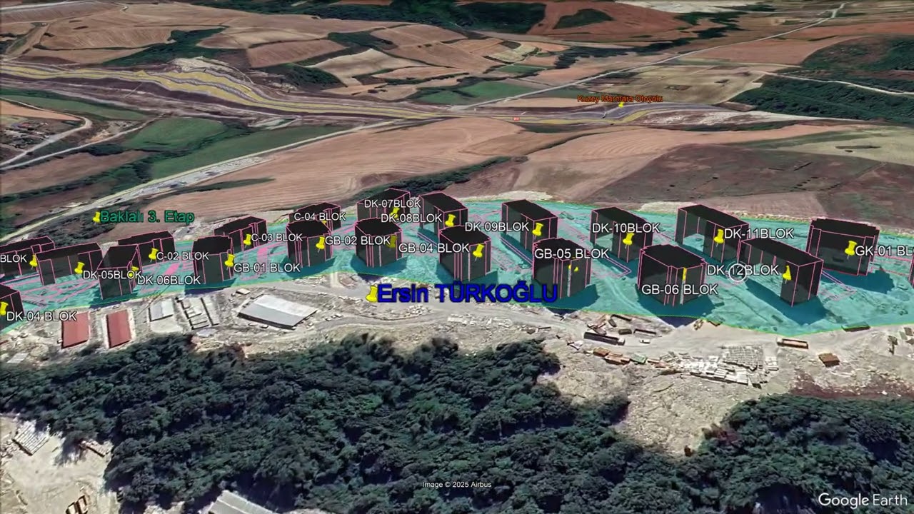 BAKLALI TOKİ 3. ETAP BLOK NUMARALARI