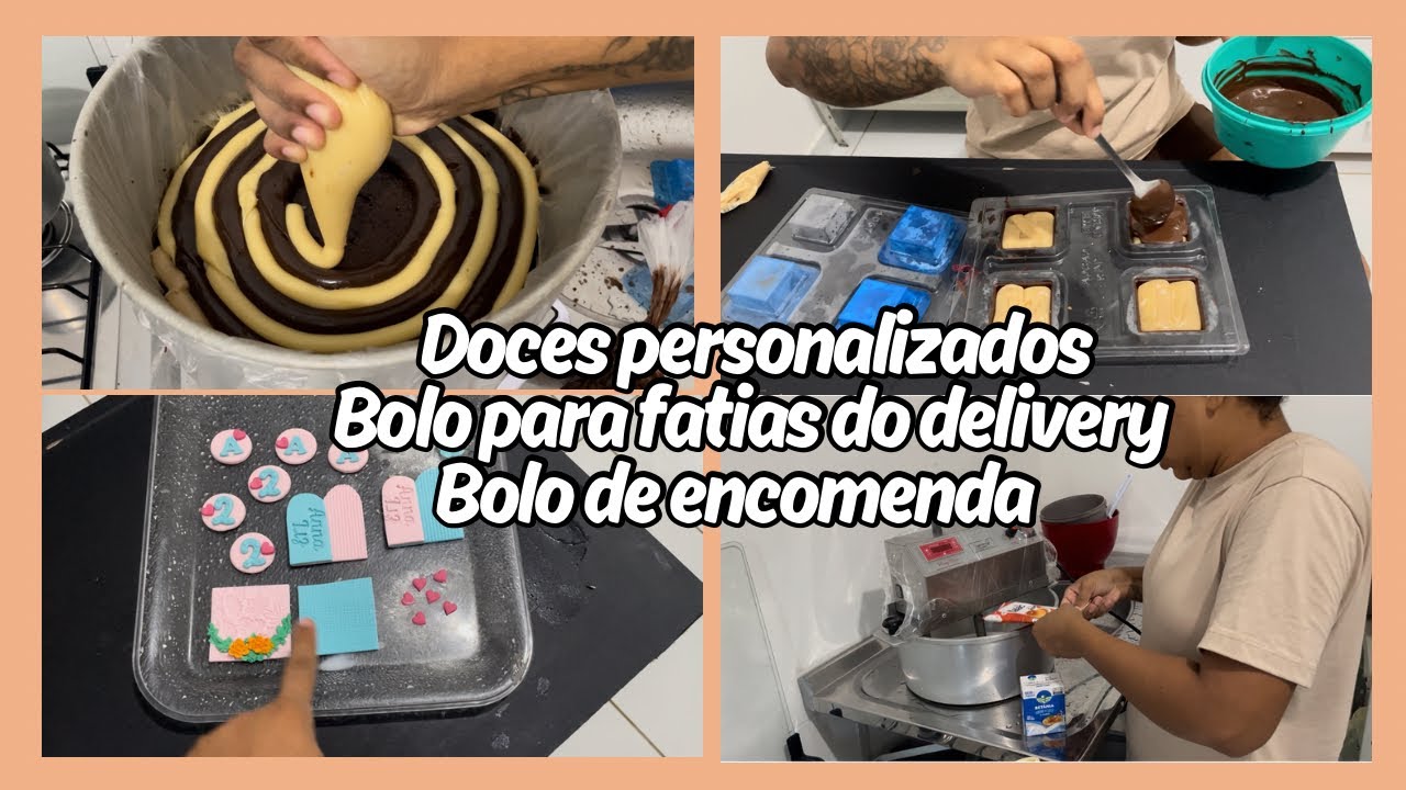 UM DIA DE PRODUÇÃO/ BOLO DE 1kg,BOLO PARA FATIAS DE PRONTA ENTREGA/ DOCES PERSONALIZADOS/ ROTINA