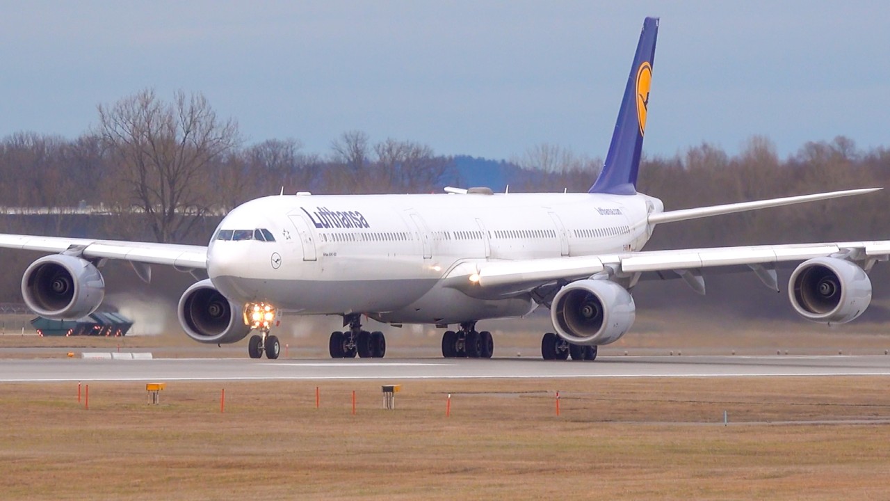Airbus A340 &ldquo;Hairdryer&rdquo; &mdash; All 4 Variants Taking Off & Landing! A340-200/-300/-500/-600 Compilation