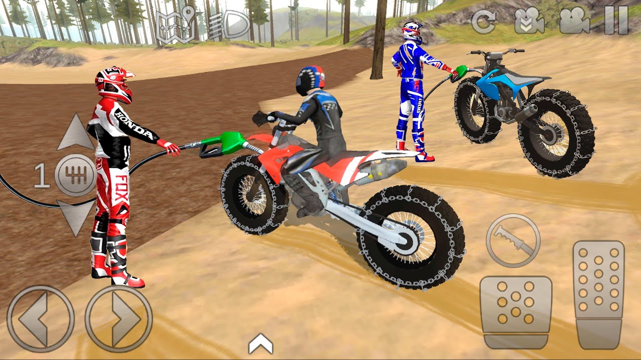 Motocross Dirt Bikes Driving In Forest and Mud - Offroad Motorcycle Outlaws #2 - Android Gameplay
