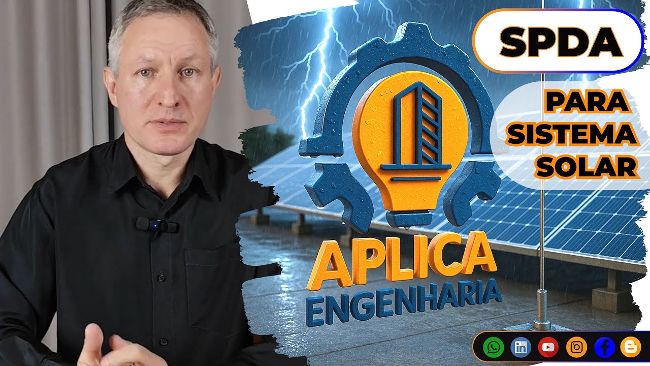 SPDA em Sistemas Solares: Como Funciona e Por Que é Essencial
