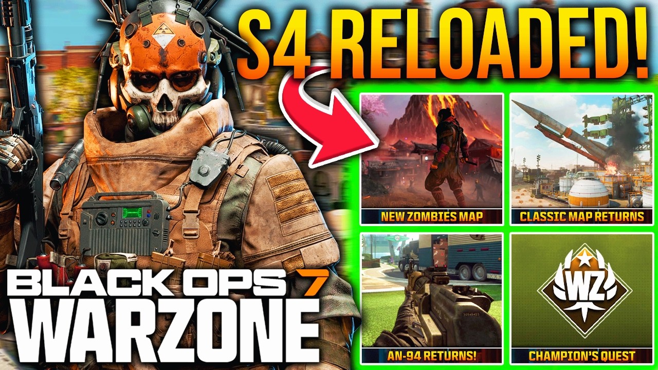 Major SEASON 4 RELOADED UPDATE! (New Weapons, Gameplay Updates, & More)