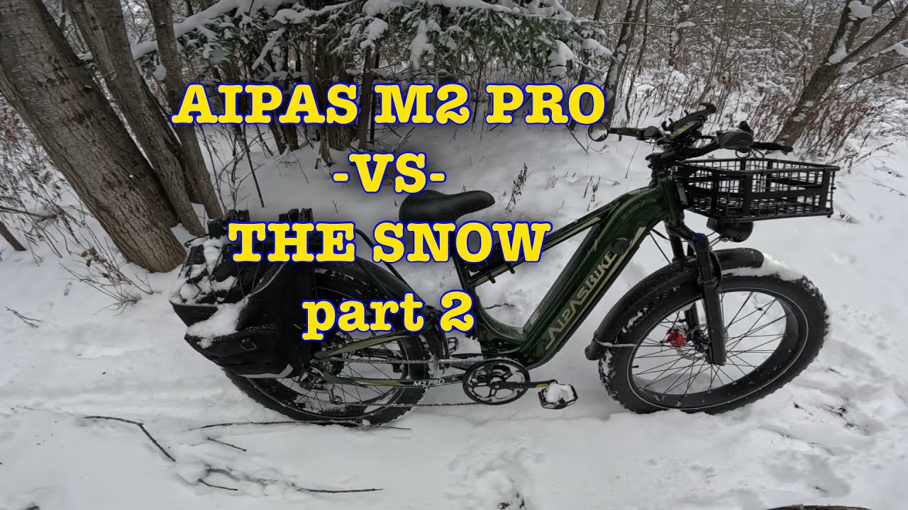 AIPAS M2 PRO -VS- THE SNOW PART 2. #aipas #ebikereview