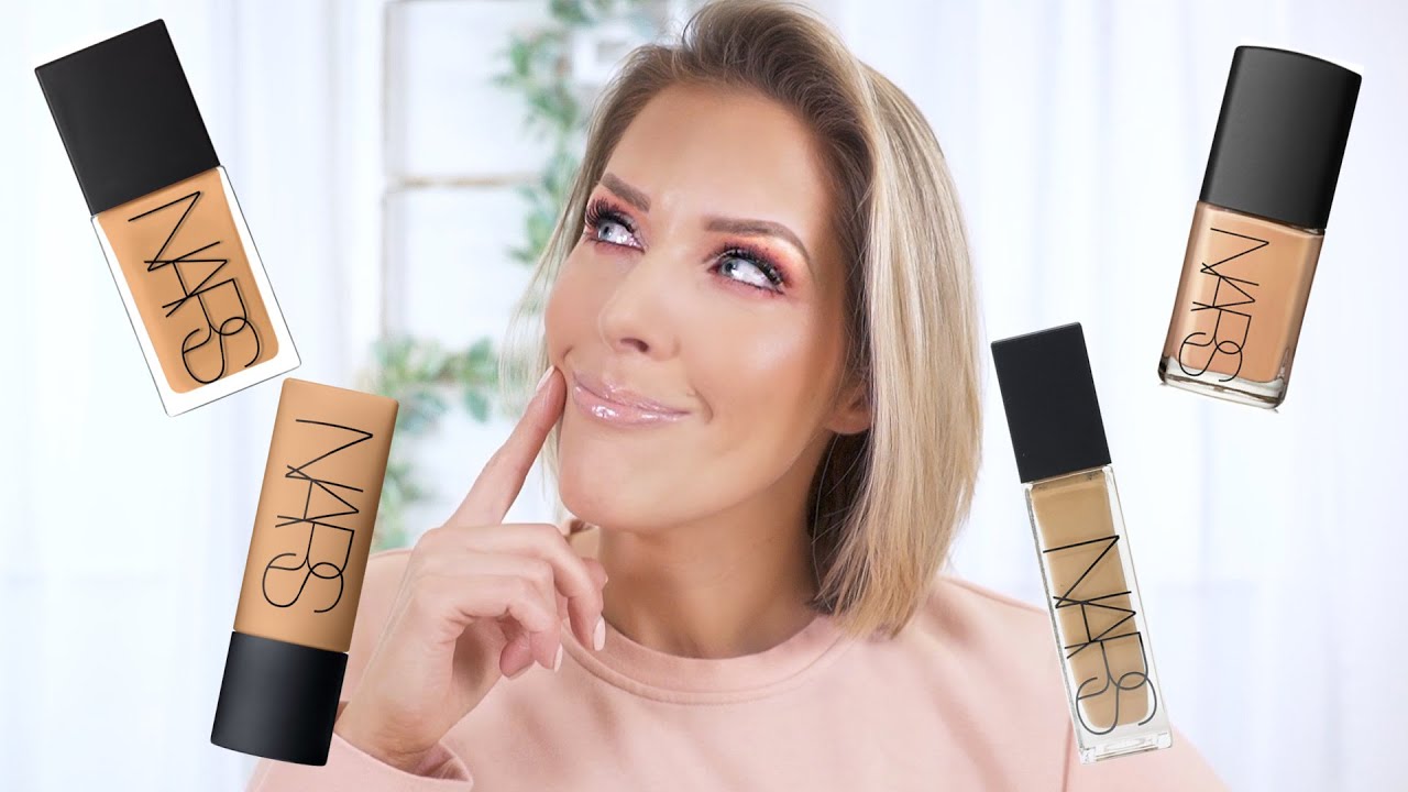 ОБЗОР ФОНДА NARS | ОБЗОР И ДЕМОНСТРАЦИЯ ВСЕХ ЧЕТЫРЕХ | КАКОЙ ЛУЧШЕ ВАМ?