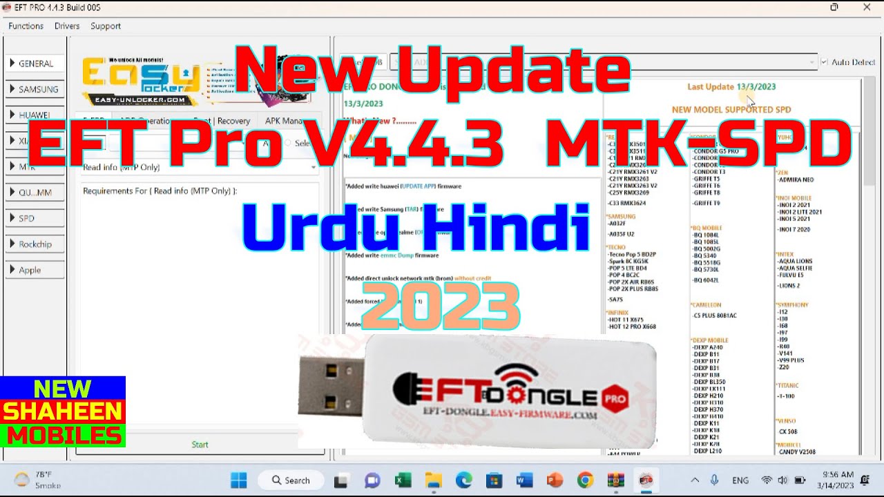New Update EFT Pro Dongle V4 .4. 3  MTK SPD