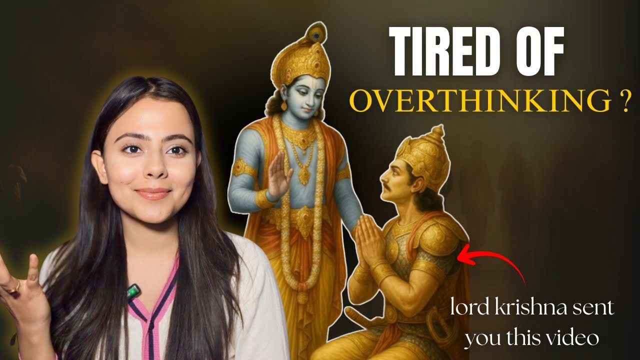Tired of overthinking? Lord krishna has this answer for you 💯