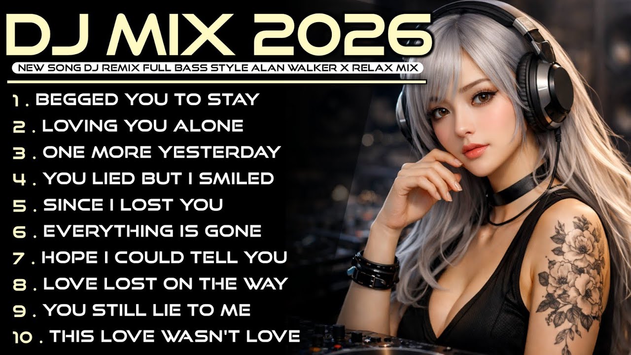 New Album Dj Remix Collection 2026 | Alan Walker Style Playlist 2026 #EDM #chill #remixsong