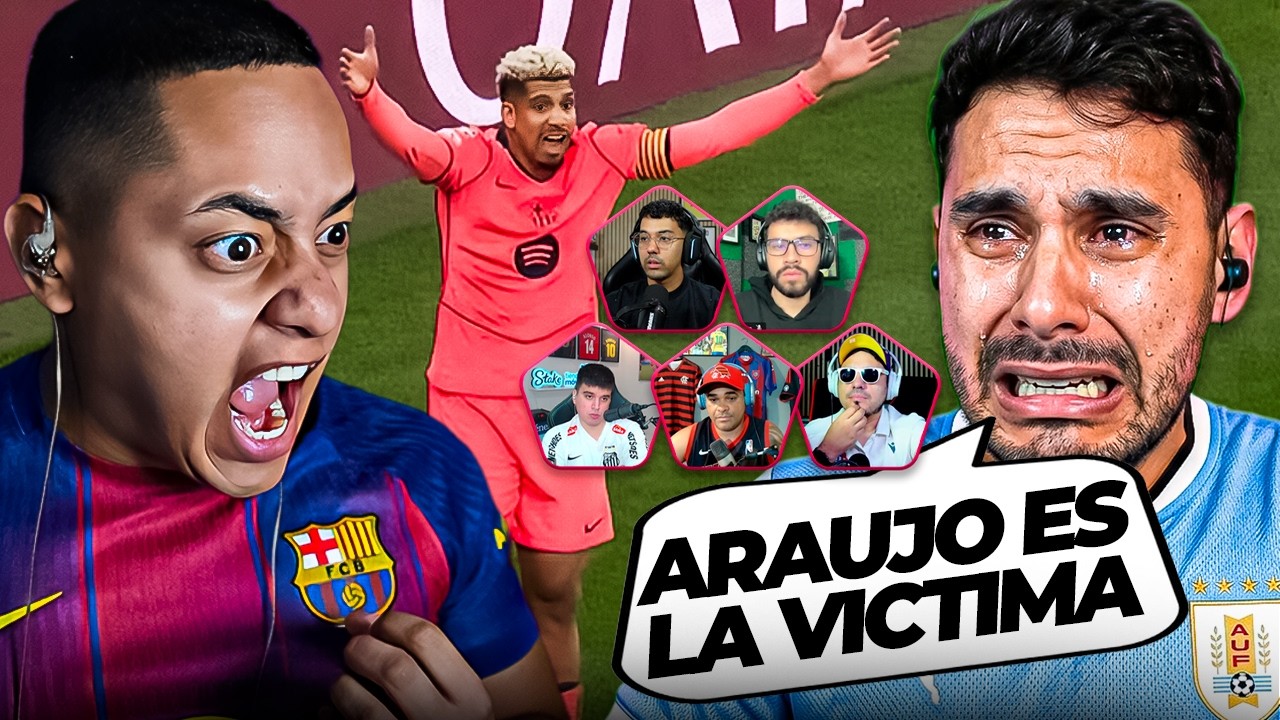 Fabri Uruguayo DEFIENDE a Araujo por su nuevo ERROR en CHAMPIONS y Mosquetermos lo educan,