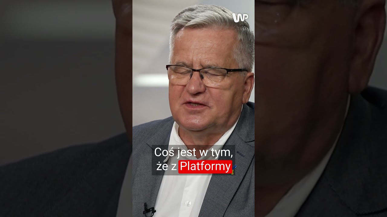 Komorowski przyznaje: Głosowałem na Trzaskowskiego, zaciskając zęby