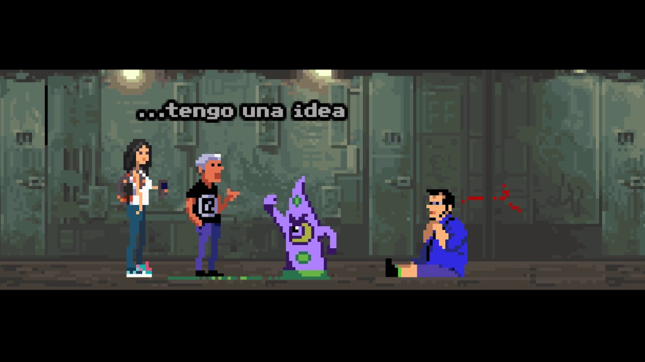 Secuencia de animaci&oacute;n Pixel art de 