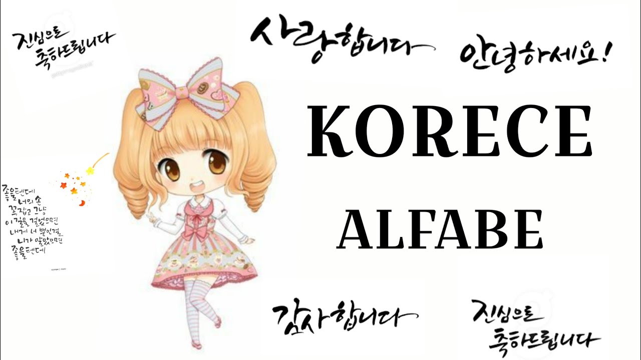 10 Dakikada Korece Alfabe  (한글)