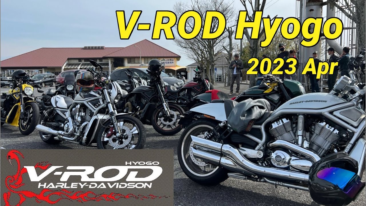 V-ROD Hyogo 2023年初ツー!! 世界一美味しいピザ🍕ツーリング Mango Channel マンゴーチャンネル #vrod #harley #harleydavidson #mango