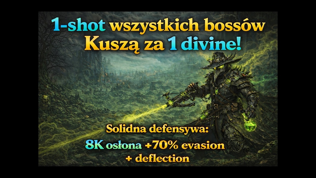 Poe2 0.4 - Poison Witchhunter. Ogromny single target DPS. Dobra defensywa. Świetny clear map.