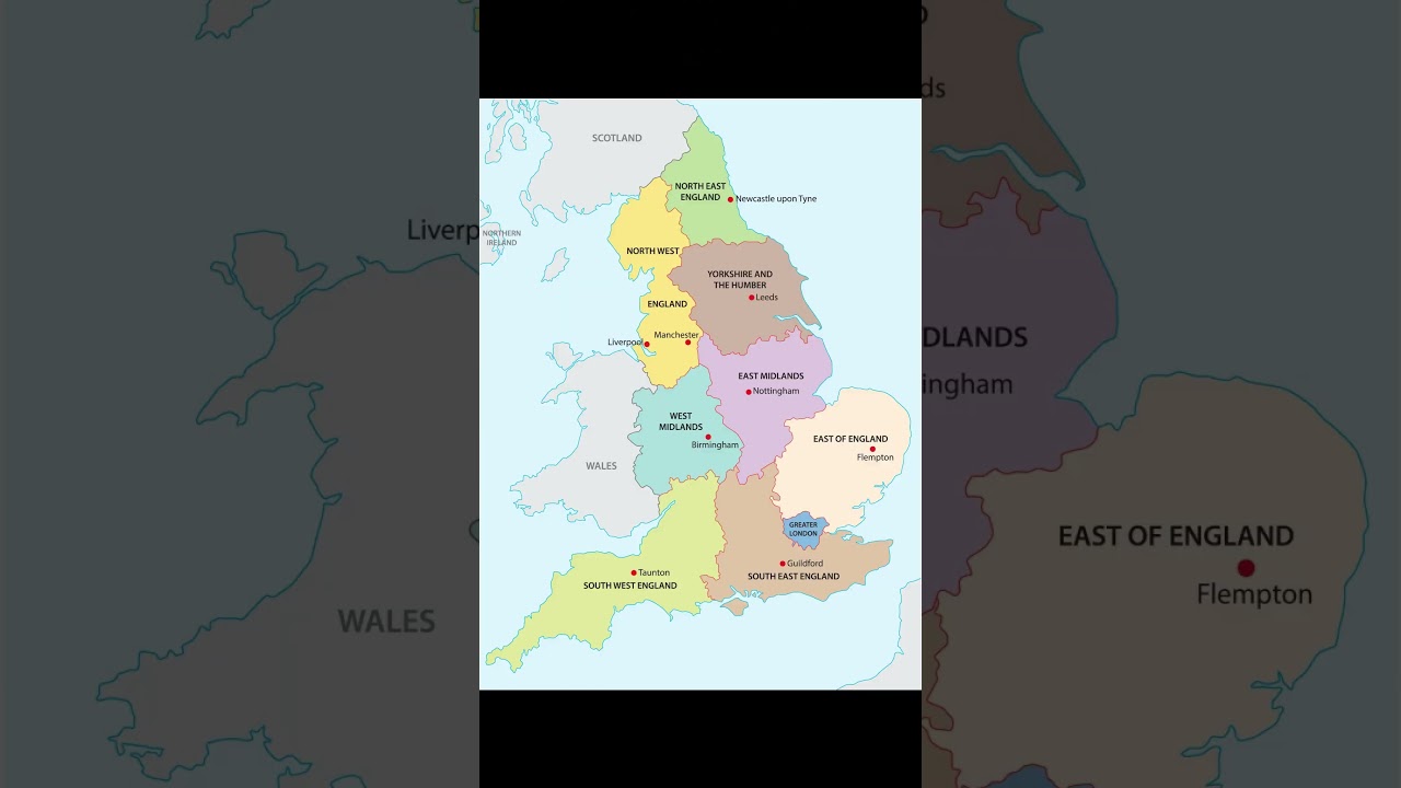 Map of England 