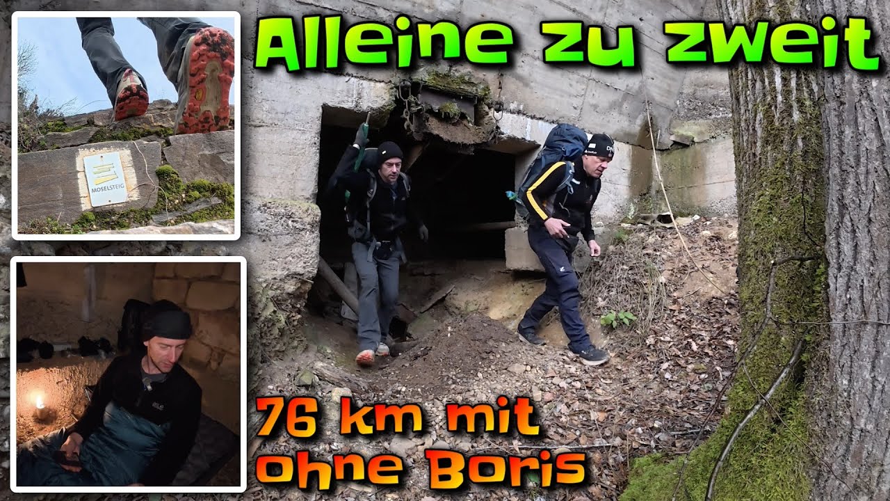 Alleine zu zweit | 76km mit ohne Boris und Übernachtung auf verlorenem Platz