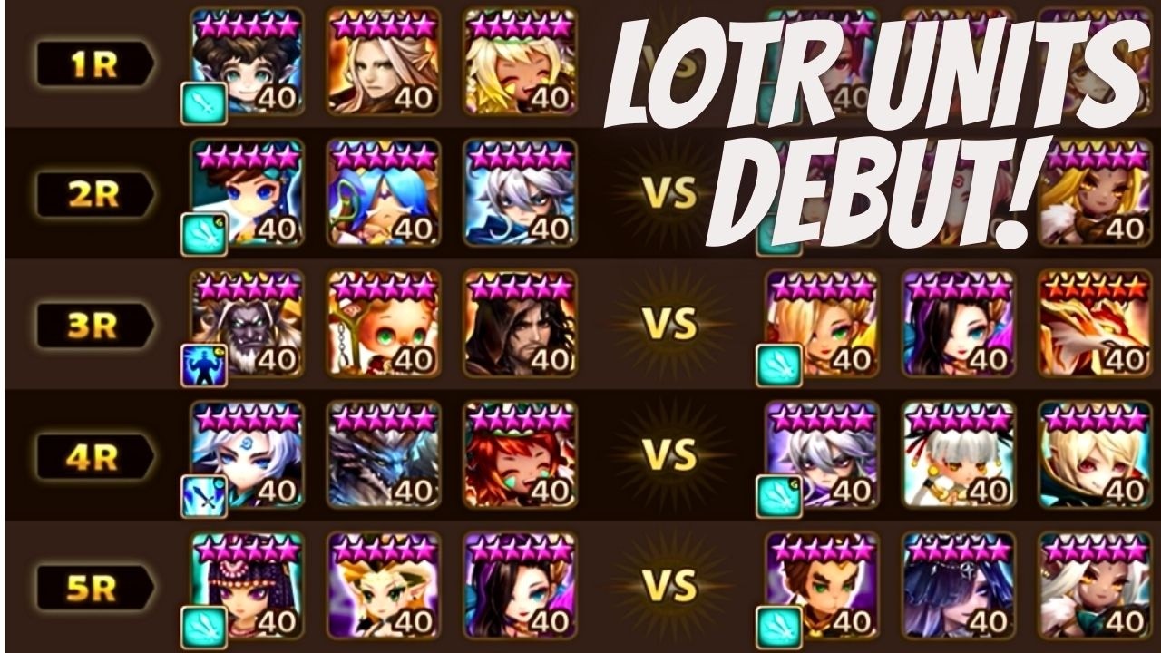 Testing Out All the New LOTR Units I Pulled! - G3 World Guild Battle v Club KR [KR]