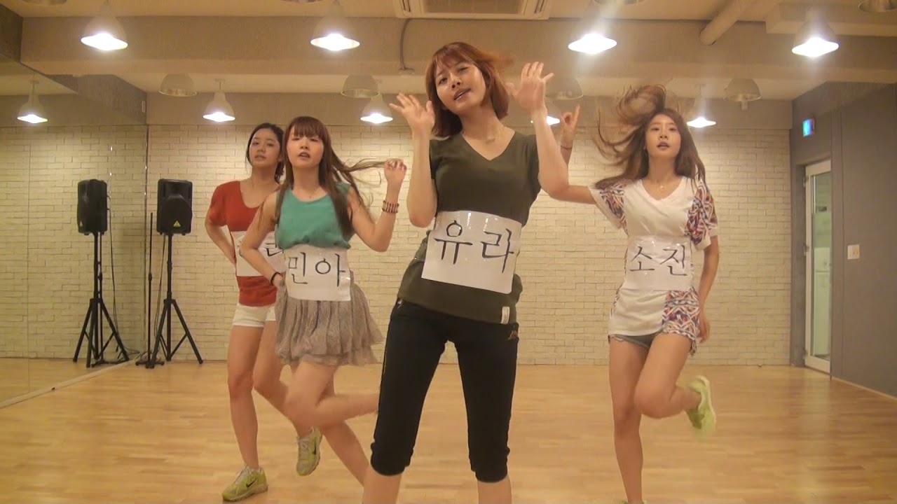 [걸스데이] 안무 영상 1 반짝반짝 Girl's Day - Twinkle Twinkle Dance practice 소진 유라 민아 혜리 Sojin Yura Minah Hyeri