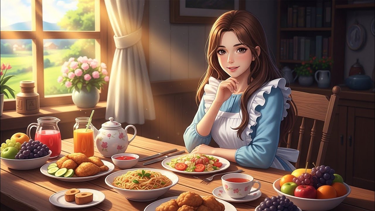 A Peaceful Village Girl’s Daily Life |#slowliving #aestheticvideo #studioghibli #ghibli #cozylife 