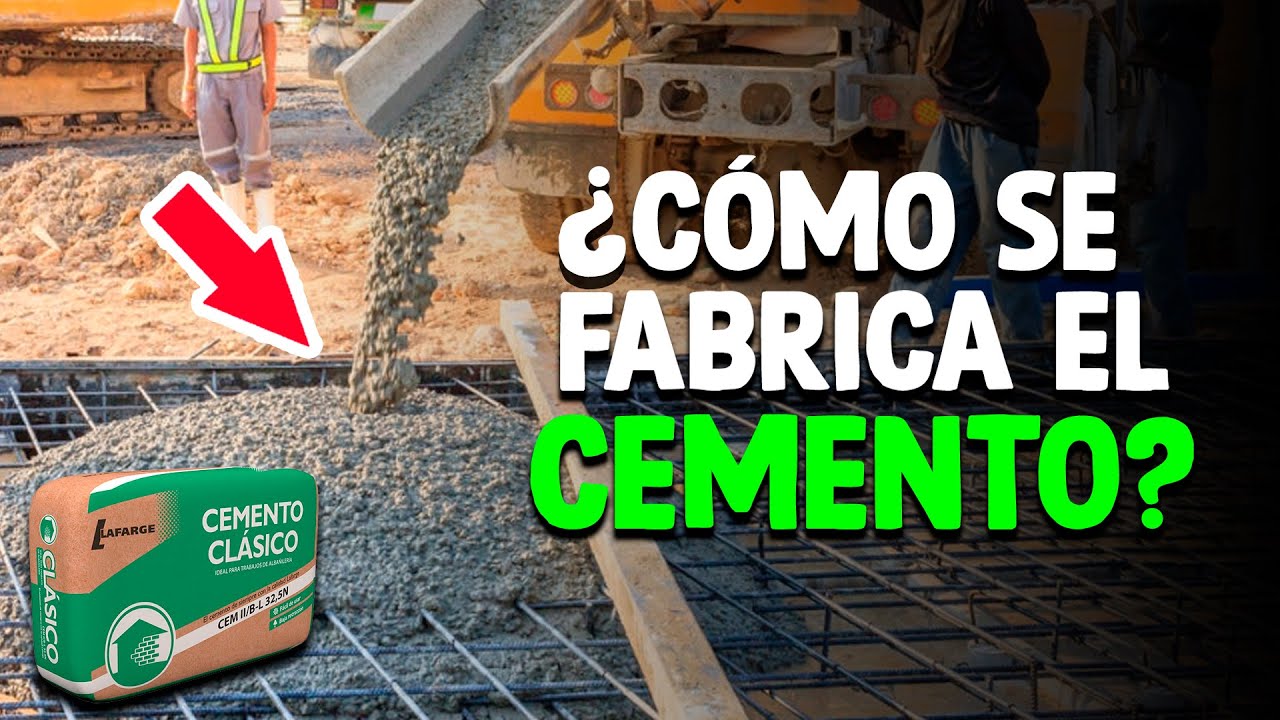 Cómo Se Fabrica El Cemento? [Proceso En Fábrica]