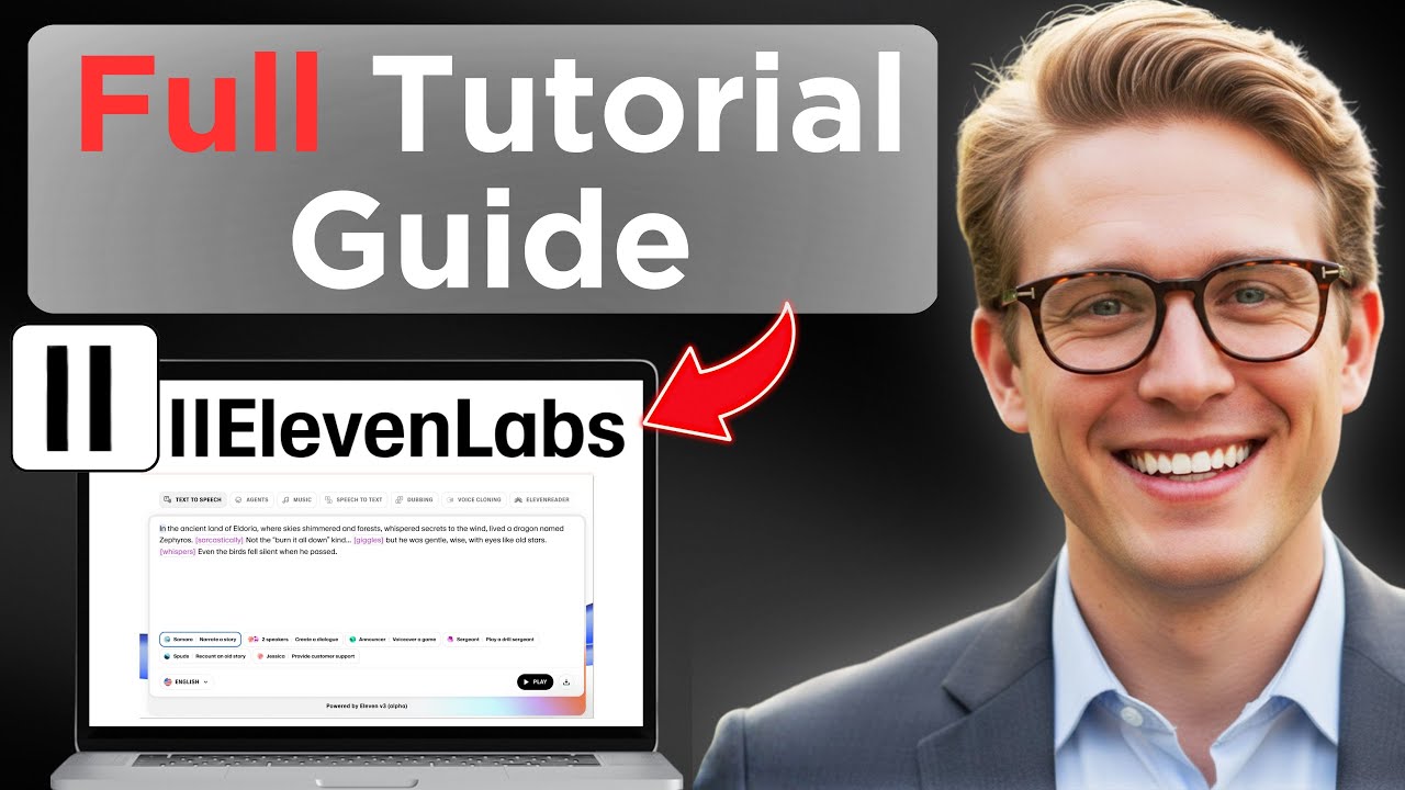 Учебное пособие ElevenLabs | Узнайте, как использовать функцию изображений и видео Eleven Labs (о...