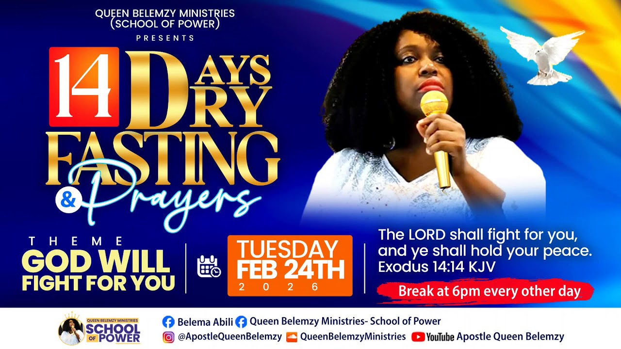 14 minutes of Praying in Tongues. 14 Days Dry Fasting & Prayers. GOD will fight for YOU!