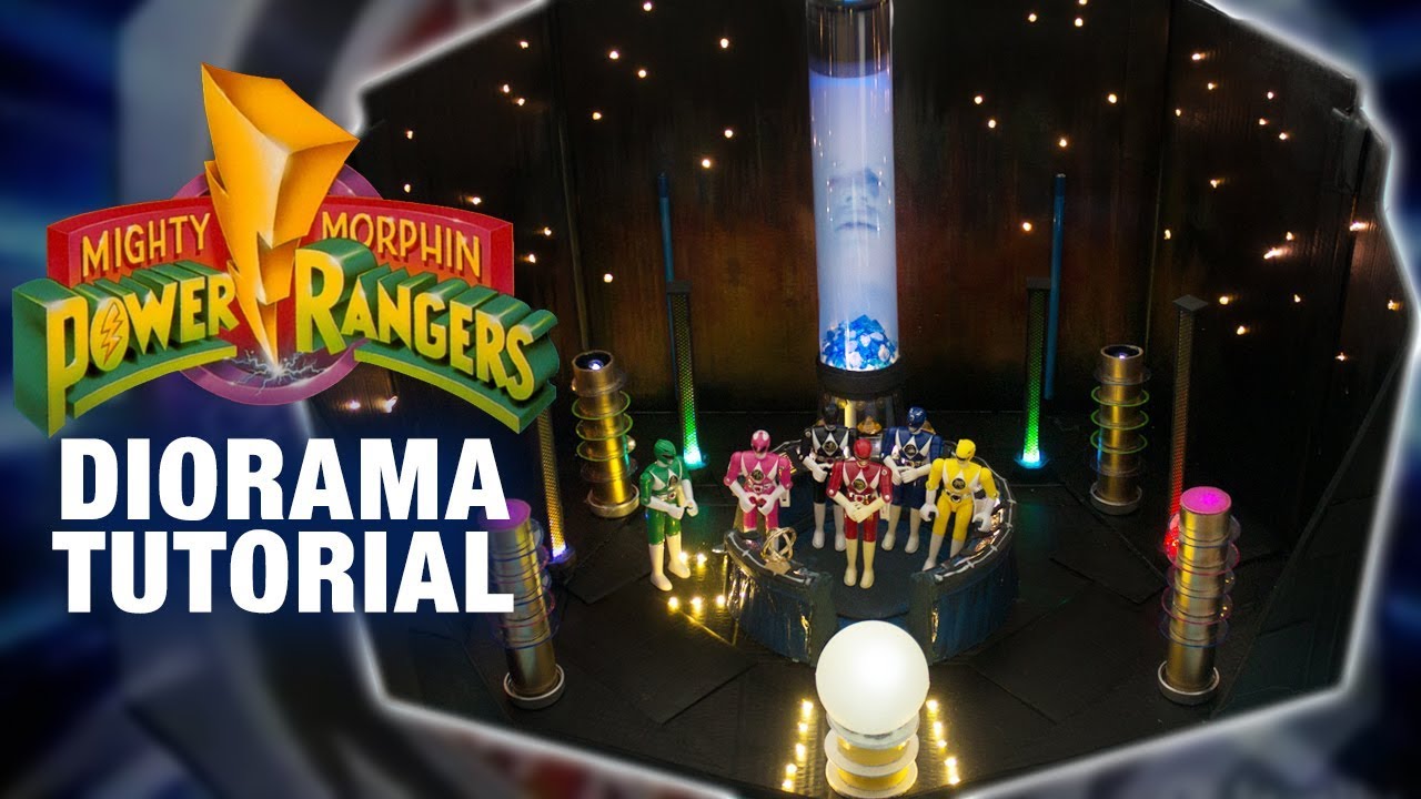Power Rangers Command Center Diorama / Tutorial DIY
