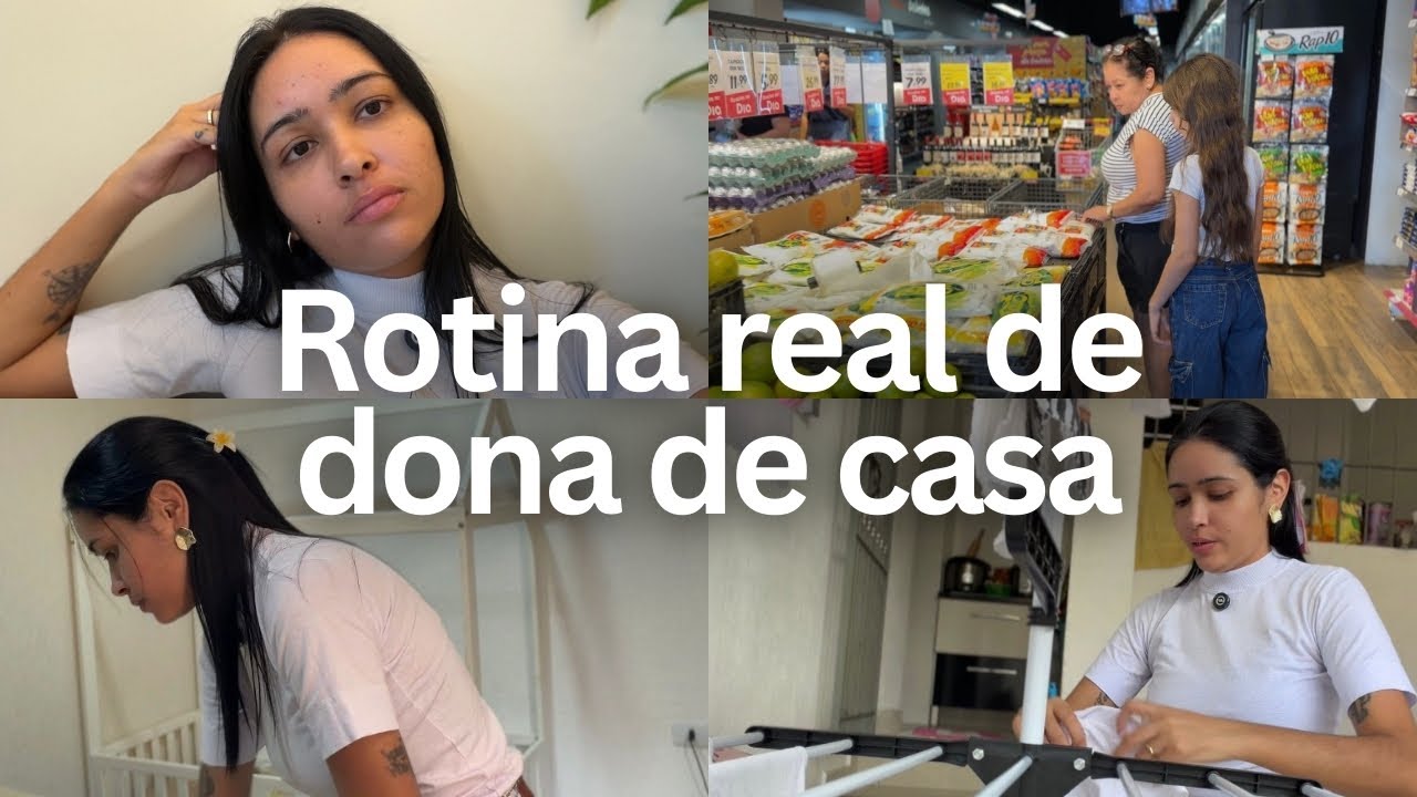 Minha rotina real de dona de casa, cuidando da casa e preparando o jantar para as crianças