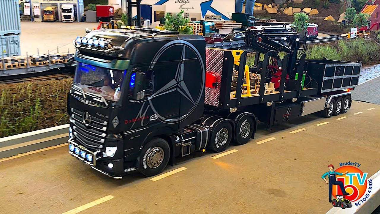 AMAZING RC TRUCKs MODEL LKW SCALE, RC SCANIA, RC MB AROCS, RC MAN, RC KING HAULER
