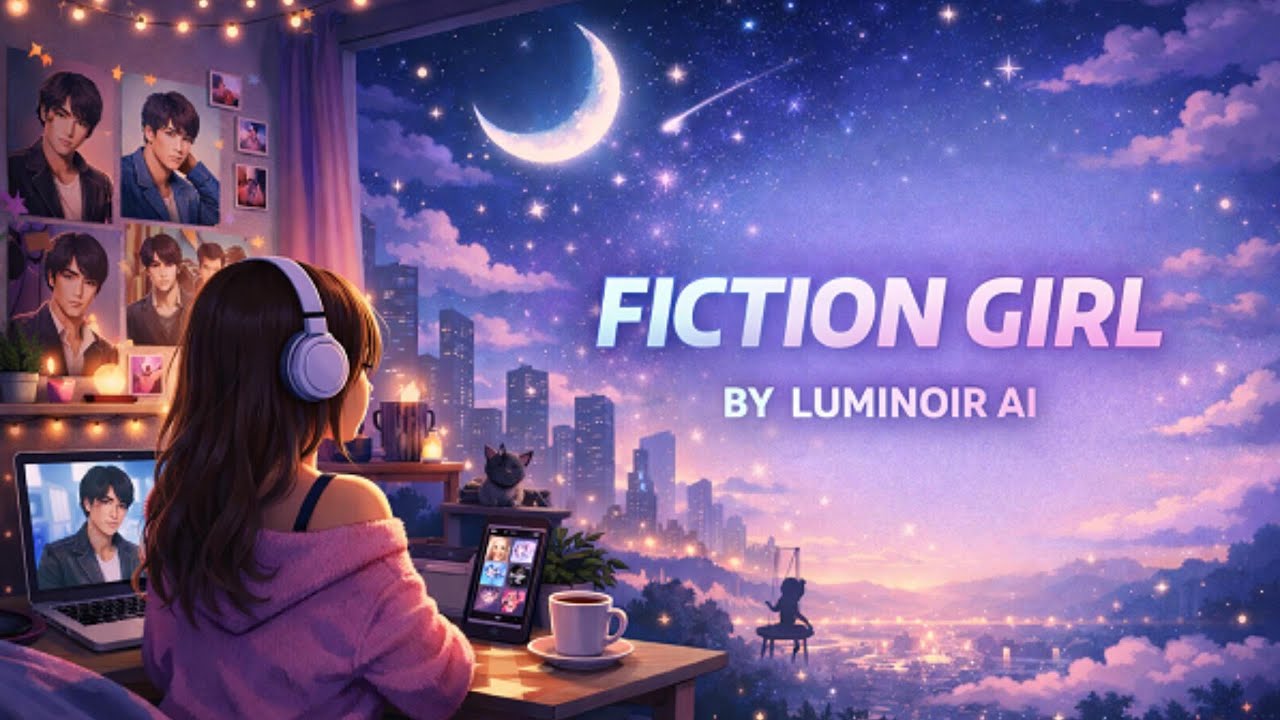 FICTION GIRL (By LUMINOIR AI)