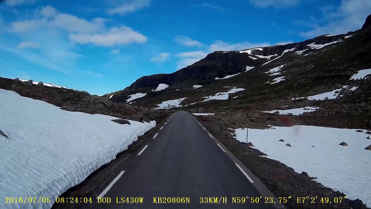 Roads in Western Norway: Gamlevegen over Haukelifjell (The old road over Haukelifjell)