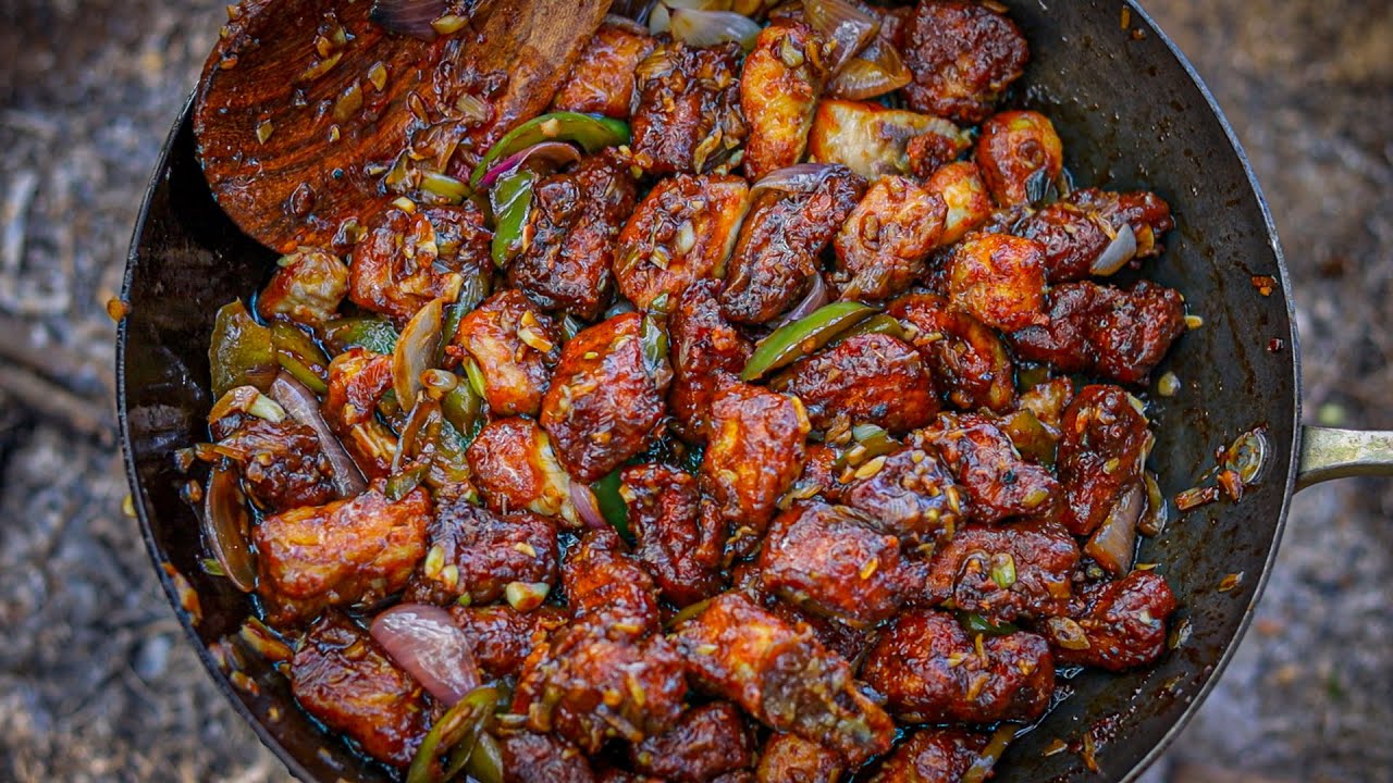 Fish Manchurian | King fish recipe | Beach Cooking | Outdoor cooking | Uchil's Kitchen