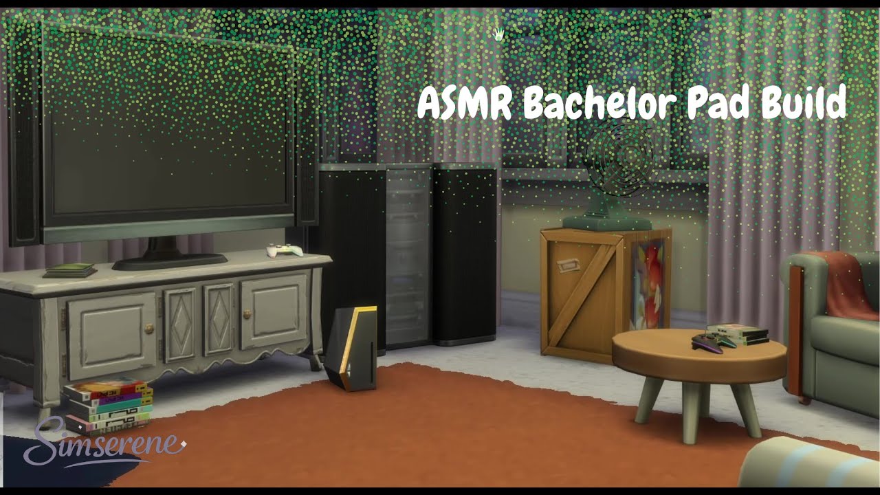 Sims 4 ASMR Realistic Build ▪ Bachelor Pad