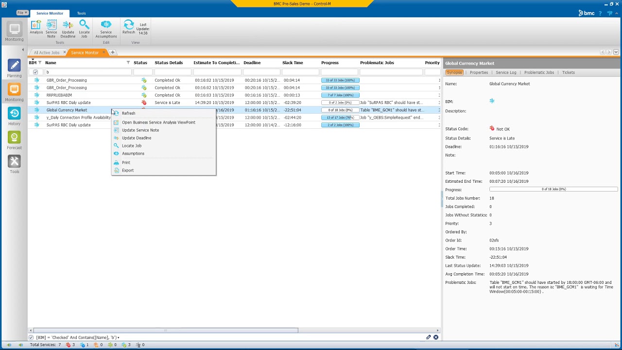 Control M Batch Impact Manager