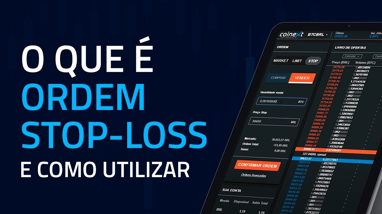 Como colocar uma ordem Stop-Loss na Coinext