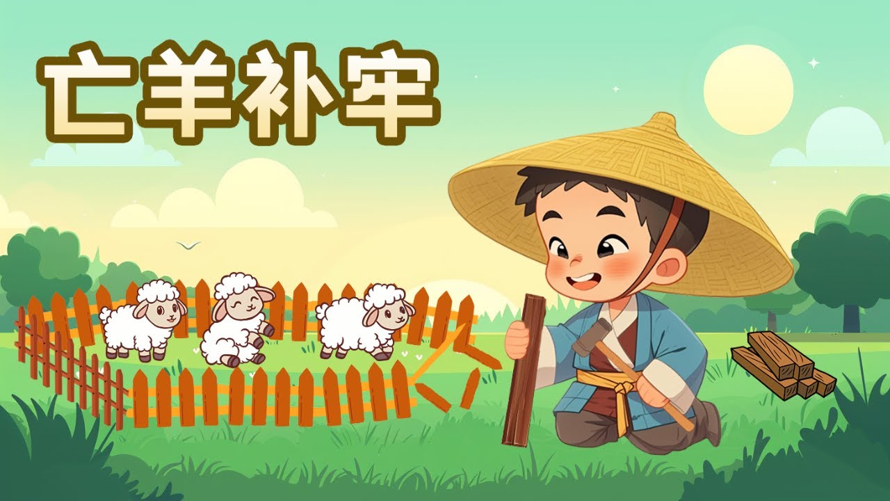 【沐沐故事屋】🐑 《亡羊补牢》🚪 | 儿童故事 | 幼兒睡前故事 | 成语故事 | 中文绘本故事 | Kids Stories | Children's Bedtime Story