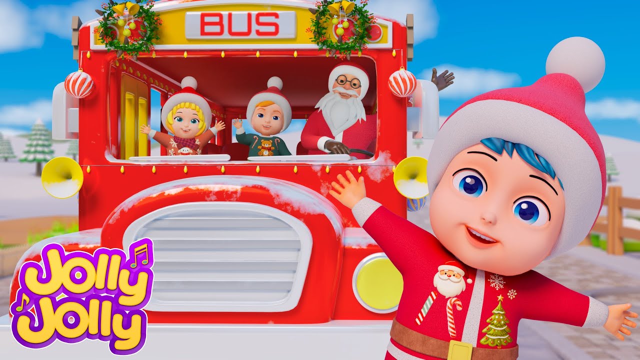 Rodas de Natal no ônibus | Feliz Natal | Jolly Jolly - Músicas Infantis em Português