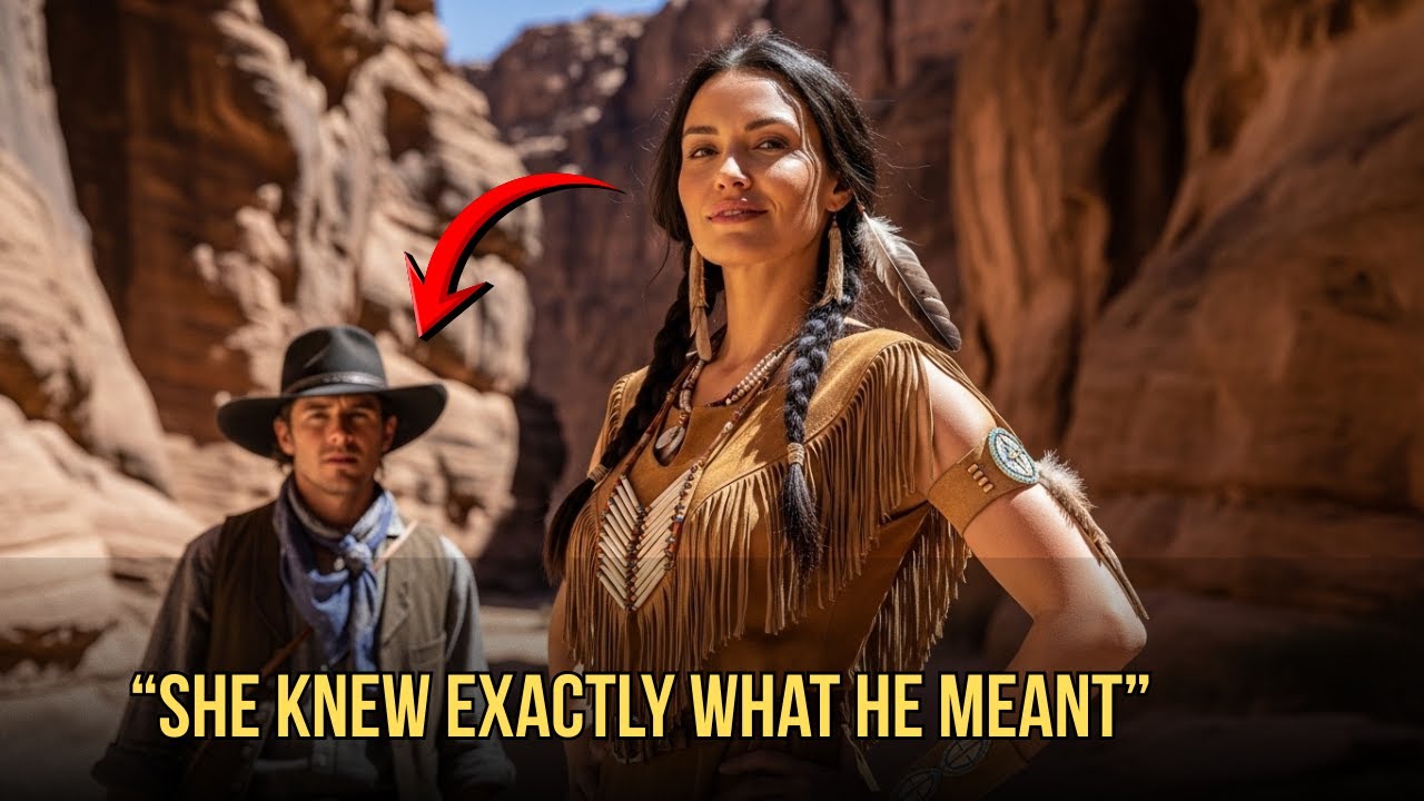 “What Happens If I Touch You” Asked the Lowly Cowboy  The Giant Apache Woman Grinned Back