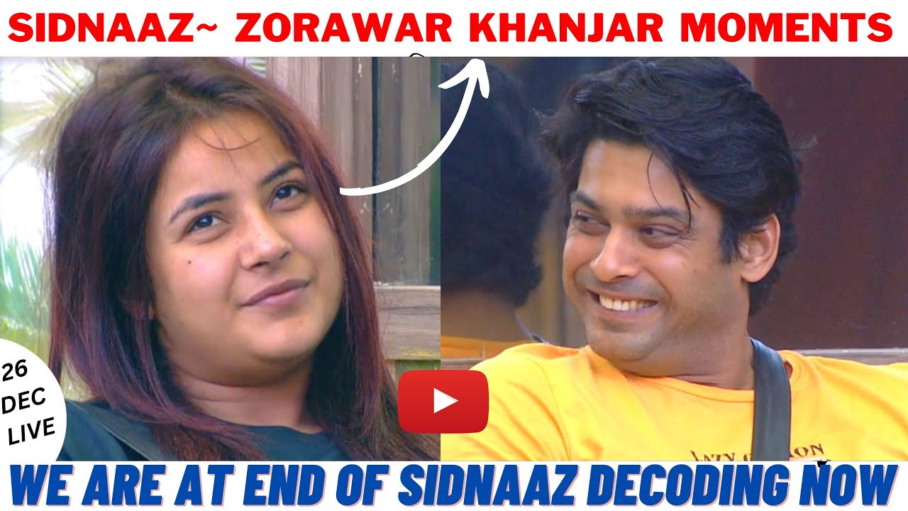 [26 DEC] SidNaaz Zorawar Khanzar Moments ❤️ (Epi Day 130)🔥 WE ARE at END of SidNaaz Decoding LIVE🥺