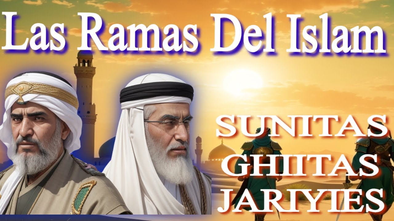 El Islam y sus ramas: CHIITAS, SUNITAS y JARIY&Iacute;ES.