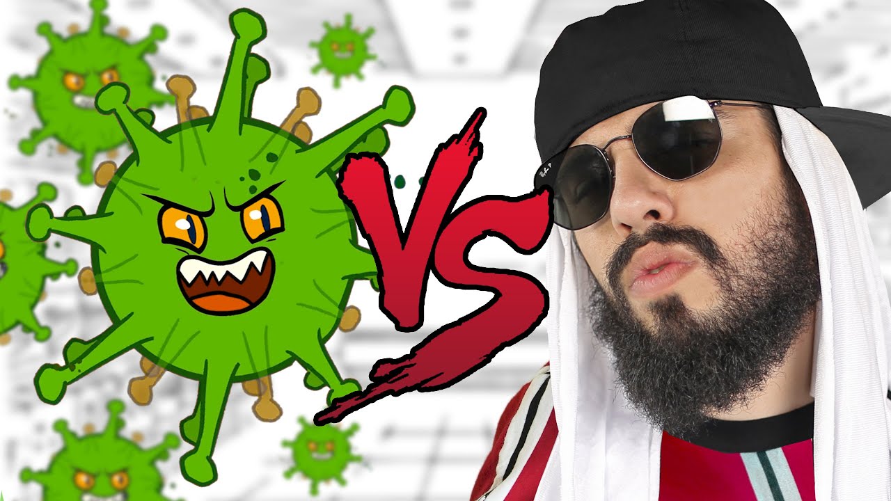 Coronav&iacute;rus VS. Mussa - Batalha Cartoon #FiqueEmCasa #Comigo