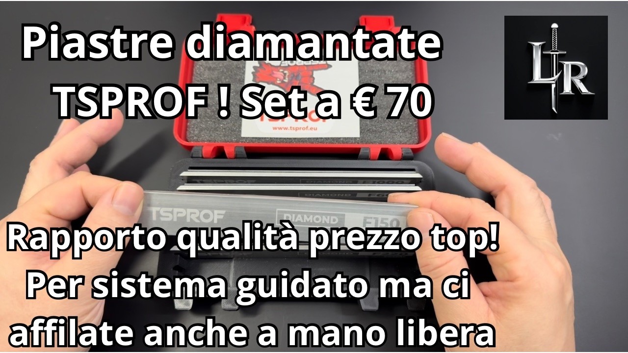 Pietre diamantate TSPROF ! Set completo a € 70 , ottimo rapporto qualità prezzo ! Super affilature !