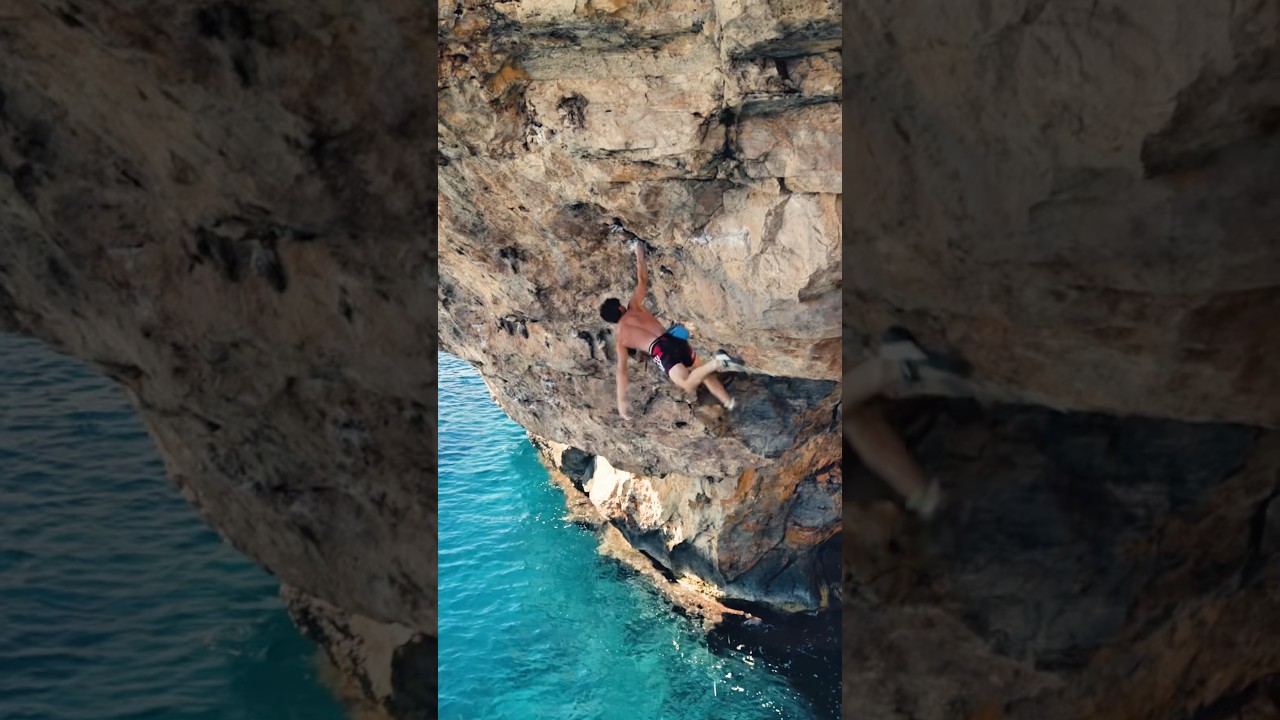 Best feeling ever #climbing #escalade #deepwater #rockclimbing