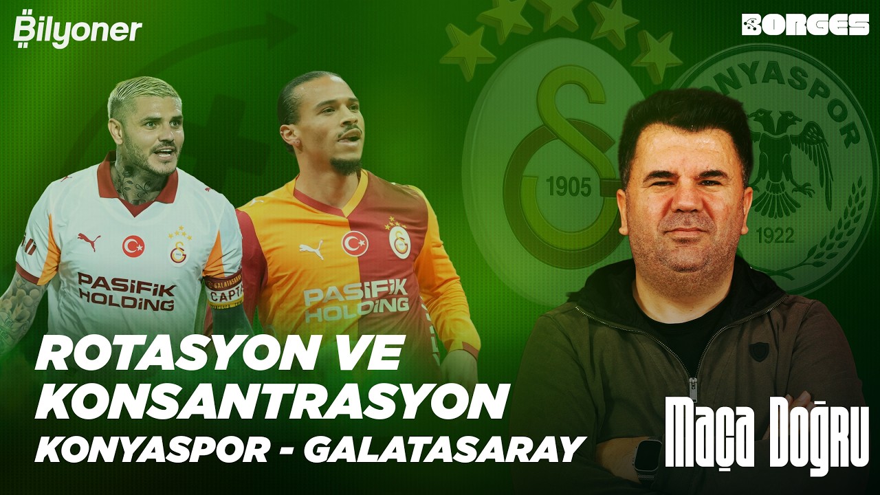 ROTASYON VE KONSANTRASYON I KONYASPOR - GALATASARAY I MAÇA DOĞRU #33