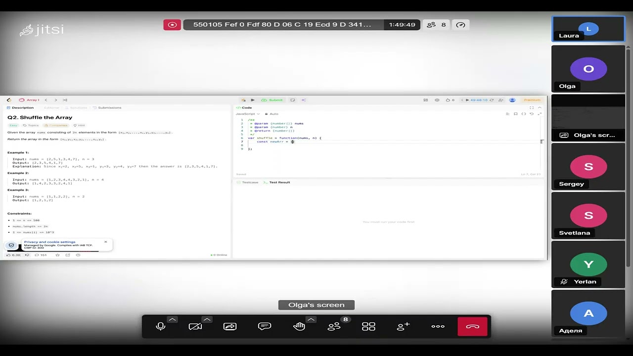 Quest LeetCode | Array 1 Level - Array 2 Level | Homework 3