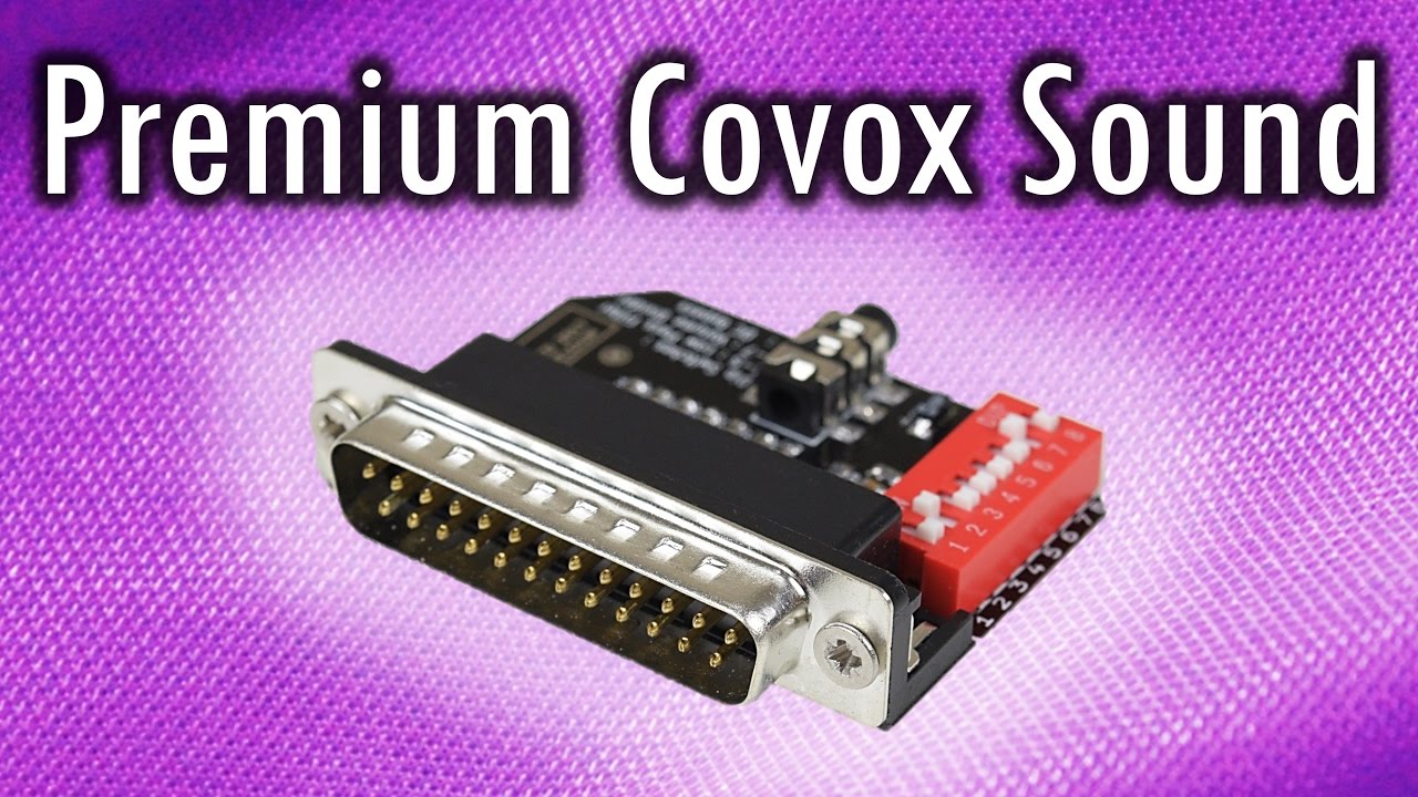 Premium Covox Sound - The CVX4 Printer Port DAC from Serdaco