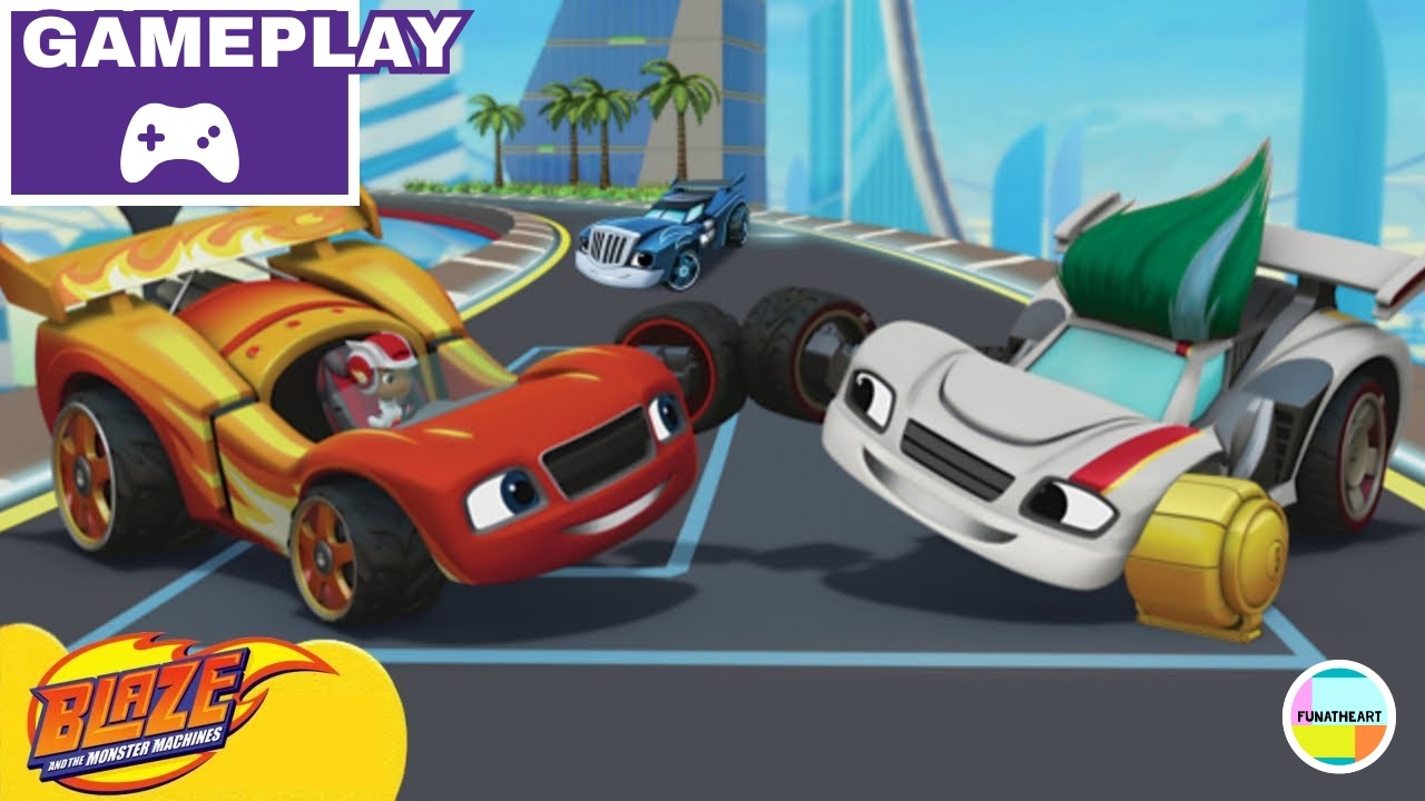 Blaze and the Monster Machines: Race Cars, Robots & Games! (1 Hour Compilation) #racecar #math #STEM