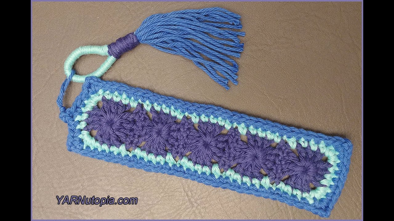 How to Crochet Tutorial: DIY Make Your Mark Bookmark by YARNutopia